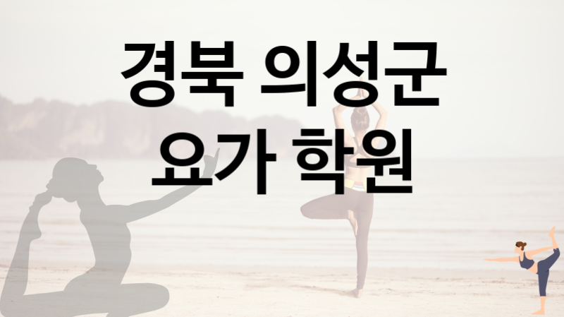 경북 의성군  요가 배울 만한 곳 추천  2