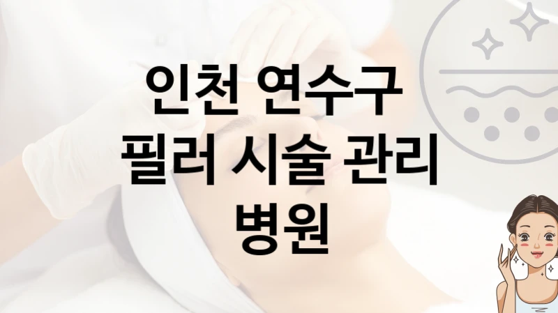 연수구 필러 관리 및 시술 상담 병원 안내 시술 관리 견적 및 상담