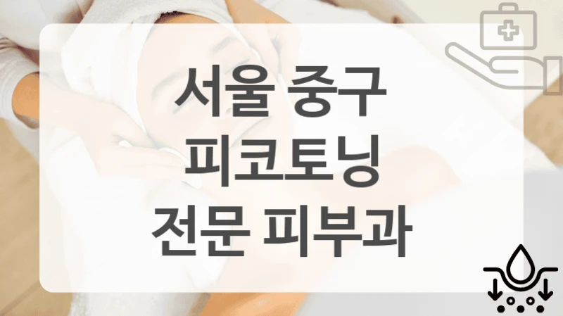 서울 중구
피코토닝
전문 피부과