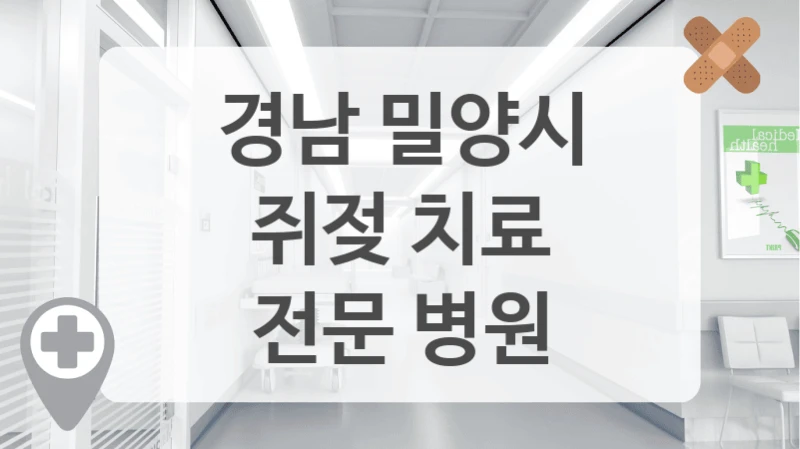 경남 밀양시
쥐젖 치료
전문 병원