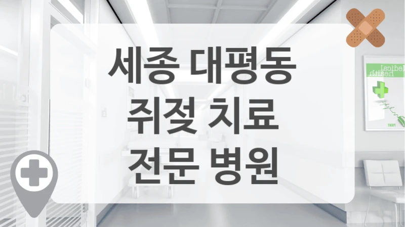 세종 대평동
쥐젖 치료
전문 병원