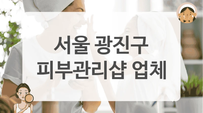 서울 광진구 피부관리샵 업체