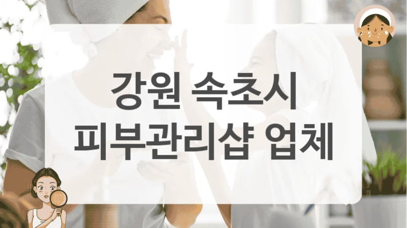 강원 속초시 피부관리샵 업체