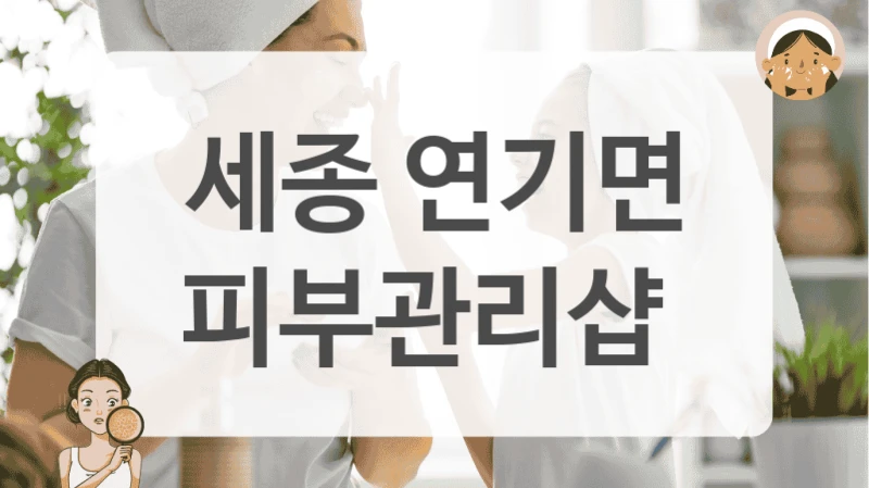 세종 연기면 피부관리샵