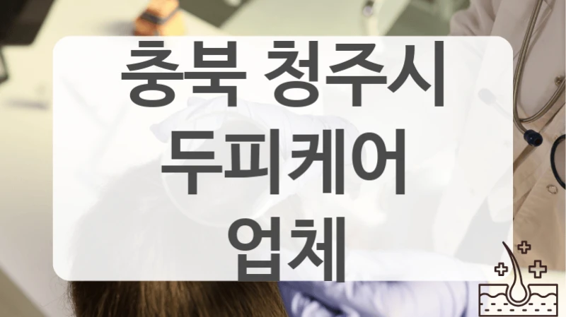 두피 압출 충북 청주시 두피케어 정보 안내