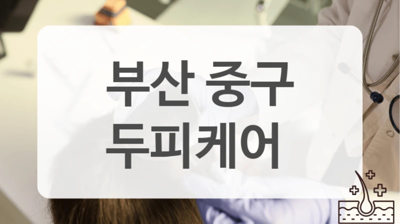 부산 중구 두피 건강 채우기 두피케어 정보