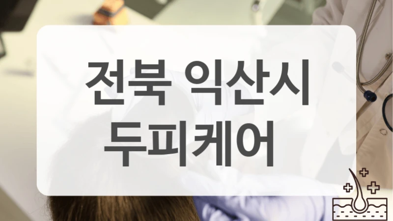 칙칙한 모발 고민이라면? 익산시 두피케어 영양 관리 추천