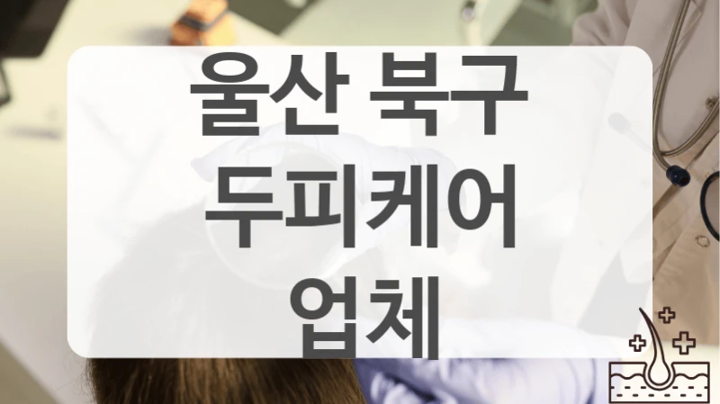 울산 북구 두피케어 업체